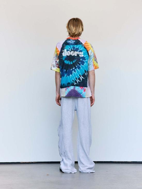  올드 파크 후드 티셔츠 올드파크 빈티지 밴드 트라이 티 블랙 - OLD PARK