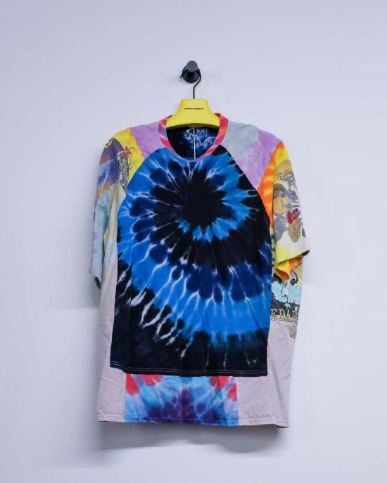  올드 파크 후드 티셔츠 올드파크 빈티지 밴드 트라이 티 블랙 - OLD PARK