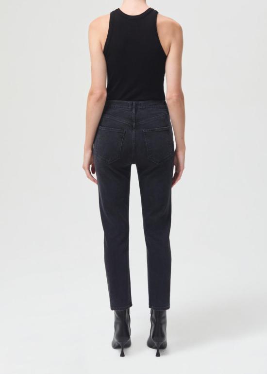  에이골디 데님 팬츠 아골드 라일리 크롭 진 파노라마 - AGOLDE