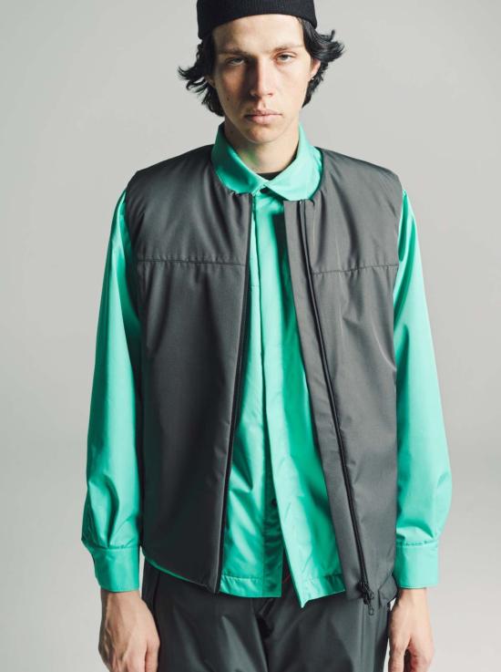  쥐알텐케이 베스트 Gr10 K 석탄 Wr 적층 2L 단열 패딩 조끼 회색 - GR10K