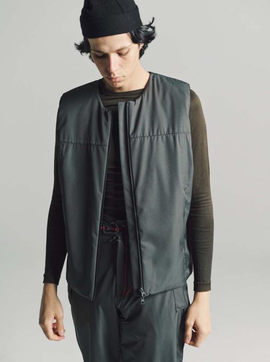  쥐알텐케이 베스트 Gr10 K 석탄 Wr 적층 2L 단열 패딩 조끼 회색