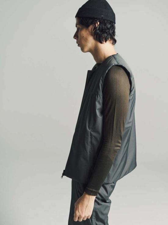  쥐알텐케이 베스트 Gr10 K 석탄 Wr 적층 2L 단열 패딩 조끼 회색 - GR10K