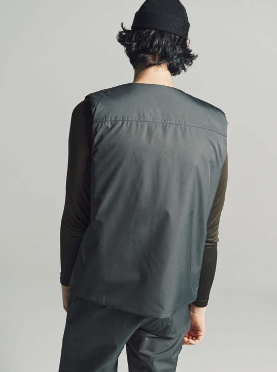  쥐알텐케이 베스트 Gr10 K 석탄 Wr 적층 2L 단열 패딩 조끼 회색 - GR10K