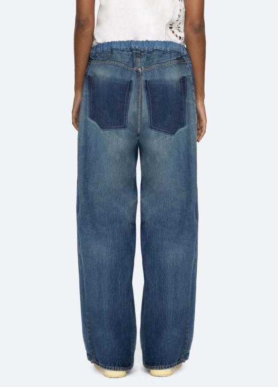  씨뉴욕 데님 팬츠 씨 나이 엘레나 팬츠 - SEA NY