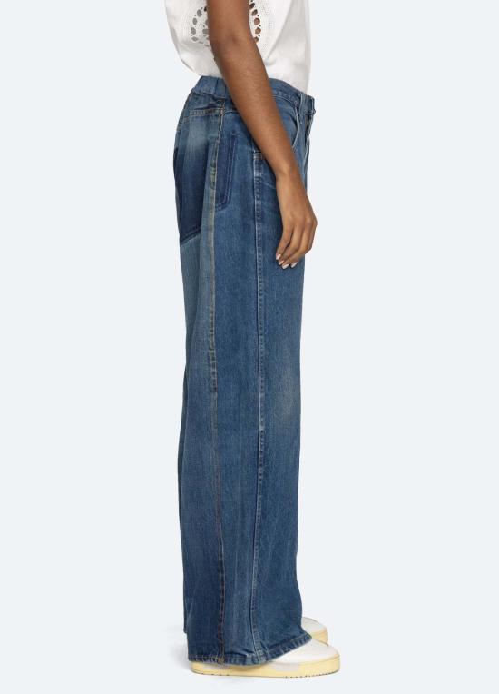  씨뉴욕 데님 팬츠 씨 나이 엘레나 팬츠 - SEA NY