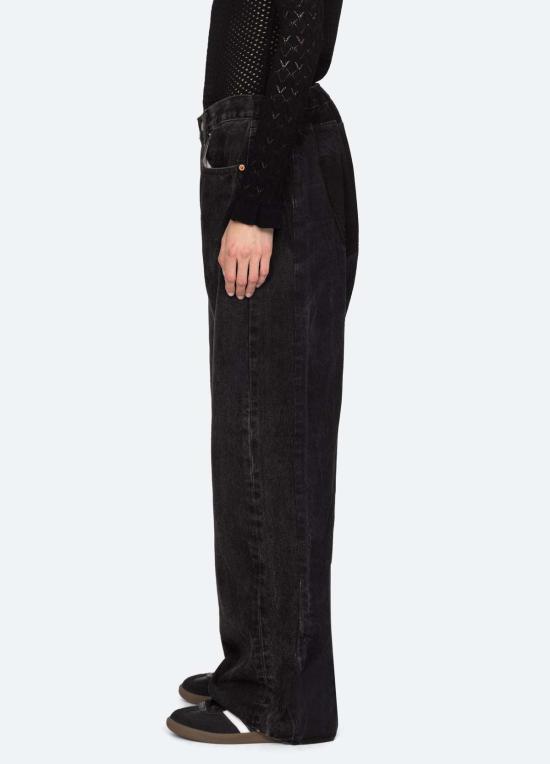  씨뉴욕 데님 팬츠 RS24 105 BLACK - SEA NY