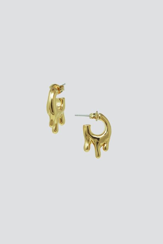 한나 주웻 이어링 Hannah Jewett Small Wet Look Earrings 18 K 도금