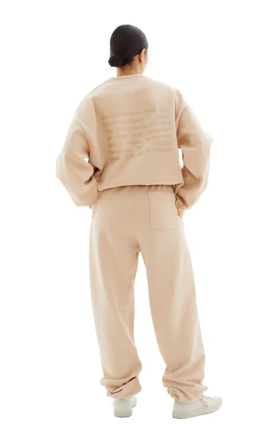  톤즈 트레이닝/조거 팬츠 톤스 스웨트팬츠 베이지 - TONS