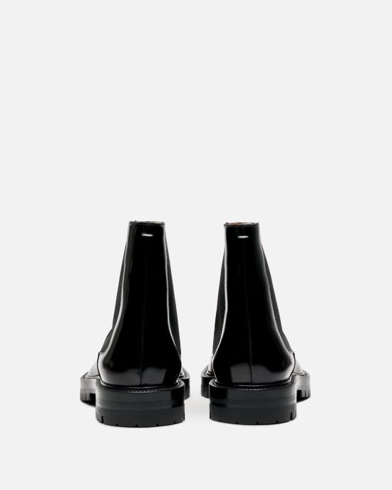  마르지엘라 부츠 메종  타비 카운티 첼시  블랙 - MAISON MARGIELA