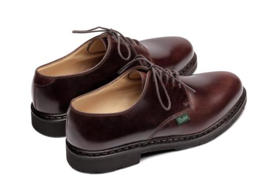  파라부트 드레스 슈즈 남성 아를 그리프 리스 에스콜스 신발 마룬 - PARABOOT