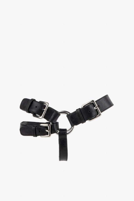  인텐셔널리 블랭크 부츠 "의도적으로." 이글  하네스 블랙 실버 - INTENTIONALLY BLANK