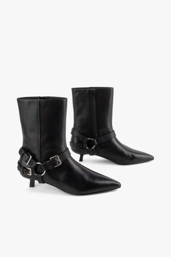  인텐셔널리 블랭크 부츠 "의도적으로." 이글  하네스 블랙 실버 - INTENTIONALLY BLANK