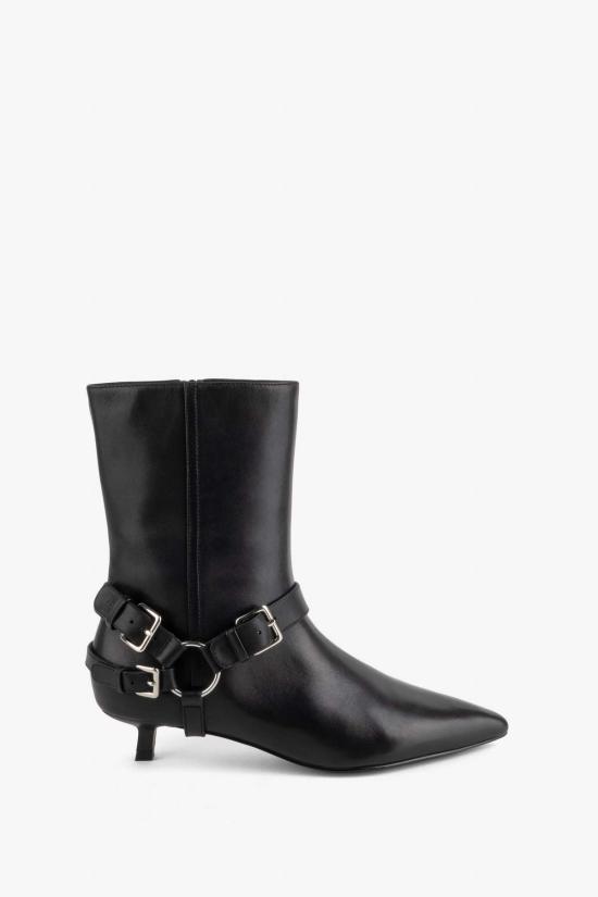  인텐셔널리 블랭크 부츠 "의도적으로." 이글  하네스 블랙 실버 - INTENTIONALLY BLANK