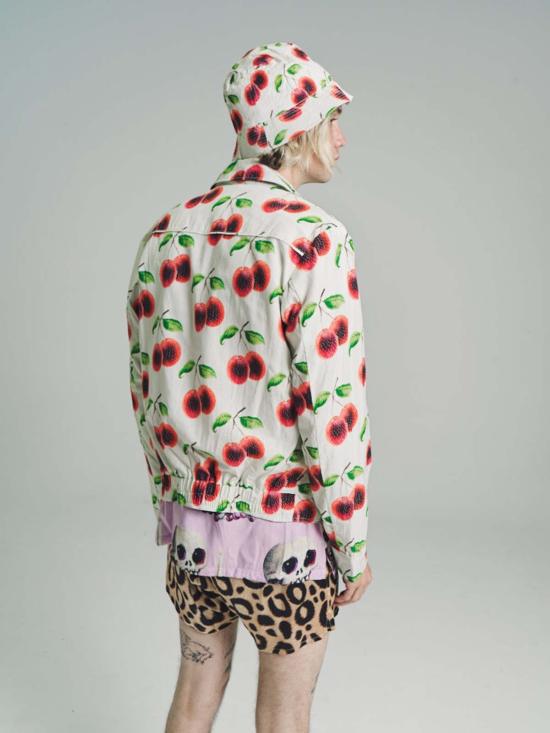  엔드리스 조이 버킷햇 텐셀 버킷 햇 화이트/람부탄 - ENDLESS JOY