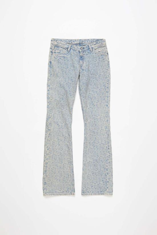  아크네 스튜디오 데님 팬츠 Acne Studios 2005 모노그램 진 블루/베이지