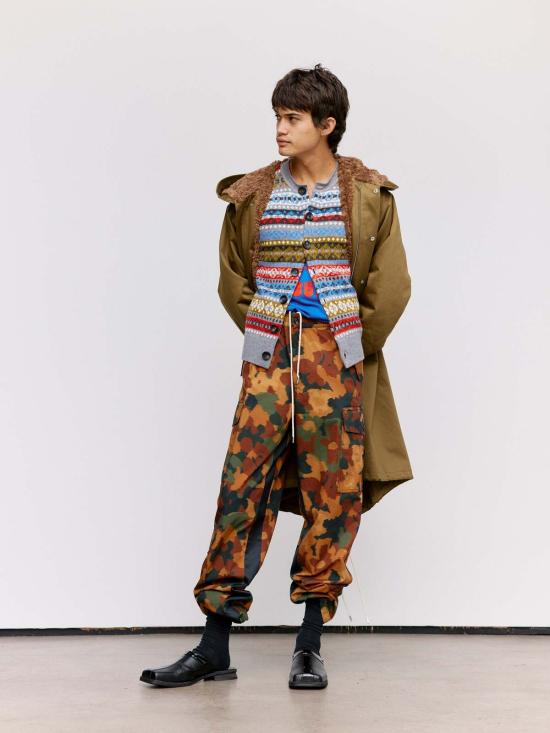  웨일즈보너 가디건 웨일즈 보너 페어아일 울 아스트랄 카디건 - WALES BONNER