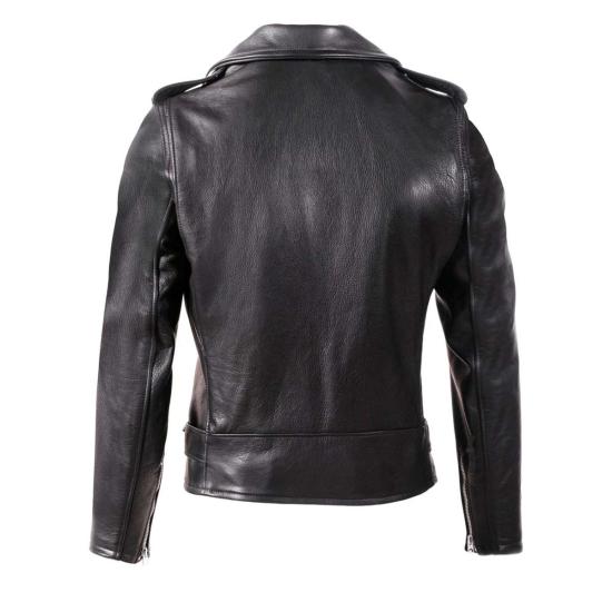  쇼트N.Y.C 바이커 자켓 Schott N.Y.C. Waxy Natural Cowhide 50's Perfecto Motorcycle Leather Jacket Black - SCHOTT N.Y.C
