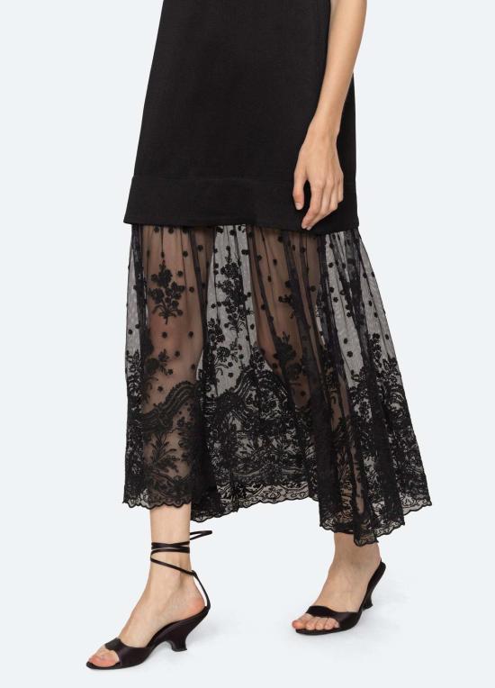  씨뉴욕 롱 원피스 씨 나이 노아 슬립 드레스 - SEA NY