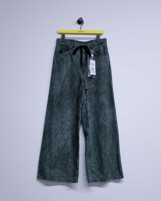  MM6 메종마르지엘라 데님 팬츠 Mm6 메종 마르지엘라 숫자 데님 바지 그린 - MM6 MAISON MARGIELA