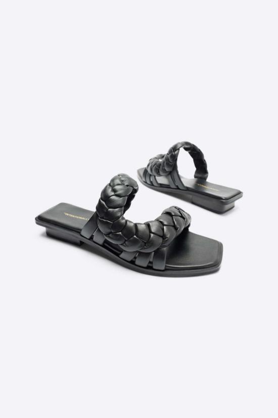  인텐셔널리 블랭크 뮬/슬리퍼 "의도적으로." Accord Sandal Black