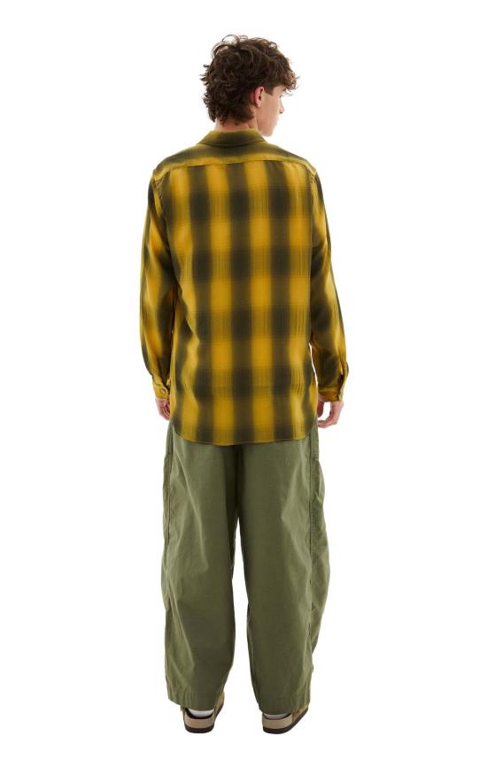  니들스 긴팔 셔츠 워크  옐로우 - NEEDLES