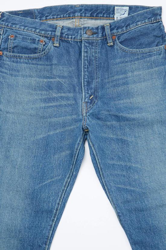  오어슬로우 데님 팬츠 Or Slow 107 아이비핏 슬림진 2년 세탁 - ORSLOW