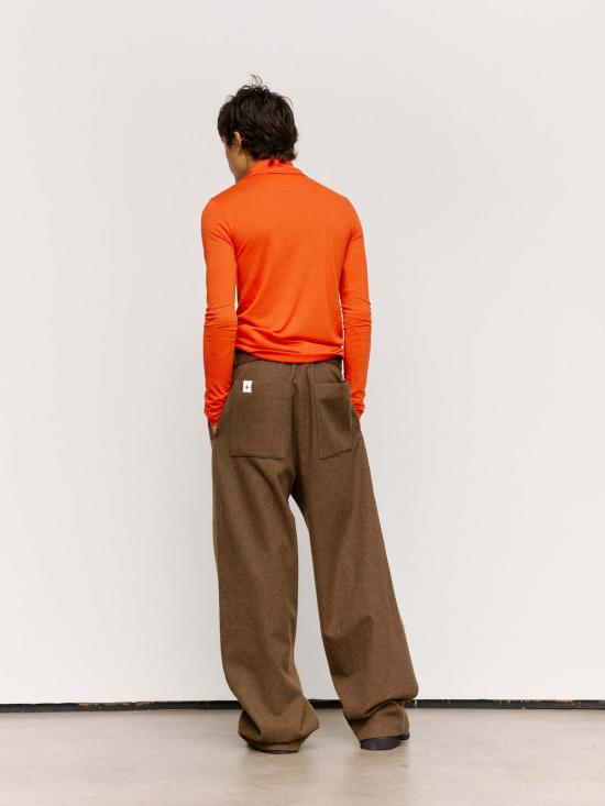  질샌더 폴로 티셔츠 질 샌더 폴리 울 지퍼업 티셔츠 포피 - JIL SANDER