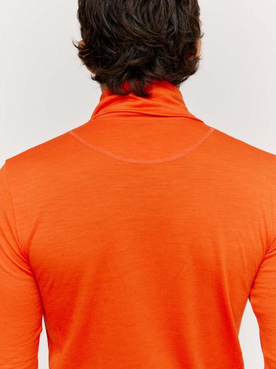  질샌더 폴로 티셔츠 질 샌더 폴리 울 지퍼업 티셔츠 포피 - JIL SANDER