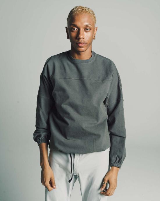  쥐알텐케이 스웨터 Gr10 K Jersone 코어스펀 크루넥 더스티 브라운