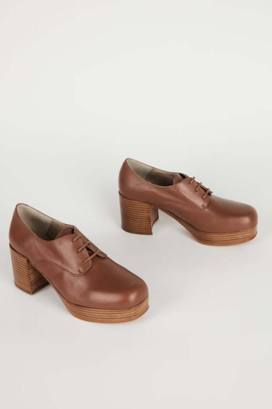  인텐셔널리 블랭크 로퍼 "의도적으로."Albany Platform Oxford Black/Tan/Forest - INTENTIONALLY BLANK