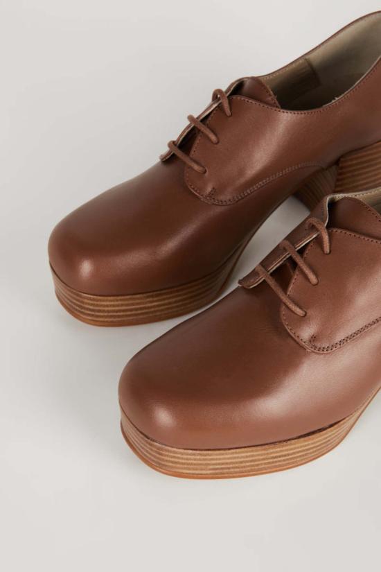  인텐셔널리 블랭크 로퍼 "의도적으로."Albany Platform Oxford Black/Tan/Forest - INTENTIONALLY BLANK