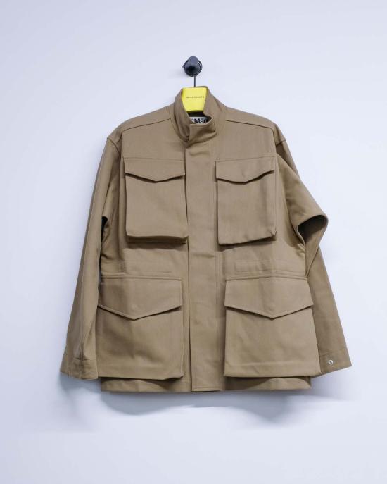  쓰리맨 자켓 3인용 코튼 필드 재킷 폰 - 3MAN