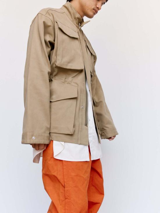  쓰리맨 자켓 3인용 코튼 필드 재킷 폰 - 3MAN