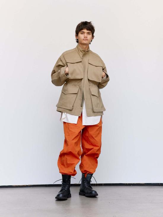  쓰리맨 자켓 3인용 코튼 필드 재킷 폰