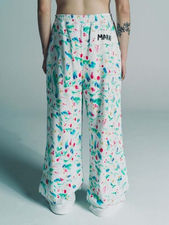  마르니 트레이닝/조거 팬츠 페인터 스웨트팬츠 화이트 - MARNI