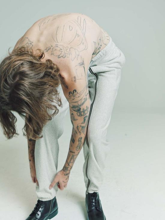  타카히로미야시타 더 솔로이스트 트레이닝/조거 팬츠 . 투웨이 지퍼 리버스 조거 팬츠 그레이 - TAKAHIROMIYASHITA THE SOLOIST.