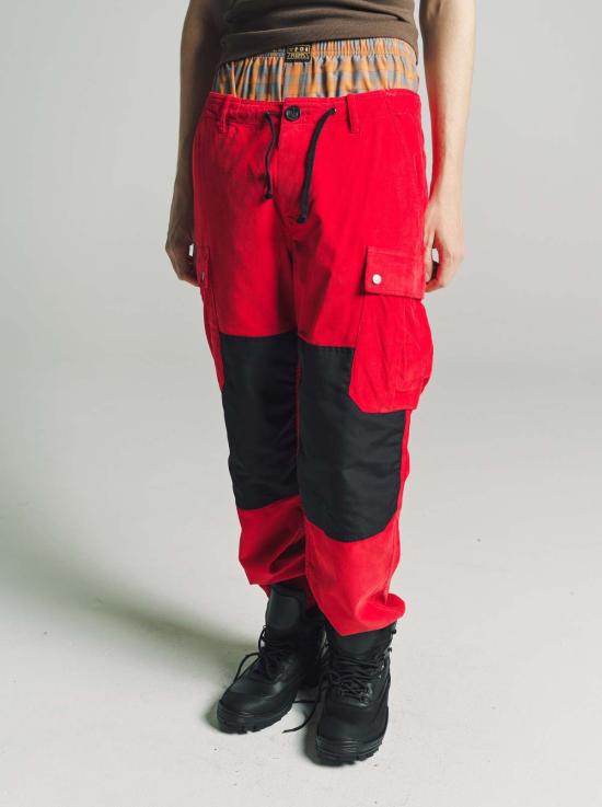  핍스 카고 팬츠 Phipps Light Corduroy Crag  레드