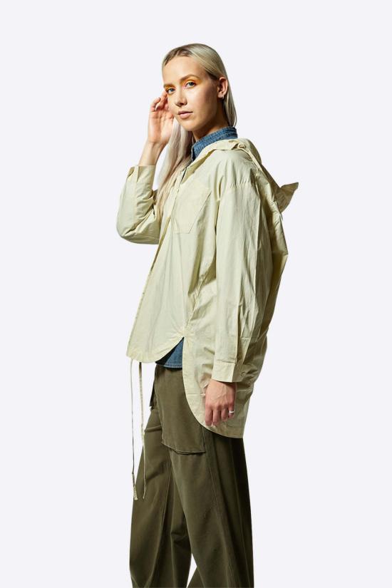  인텐셔널리 블랭크 자켓 "의도적으로." 블룸필드 후드 탑 파인애플/조개 - INTENTIONALLY BLANK