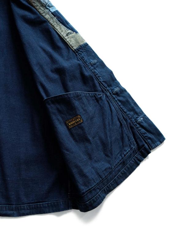  캐피탈 긴팔 셔츠 Kapital 8oz Idg 데님 타이거 Juddbhan  인디고 - KAPITAL