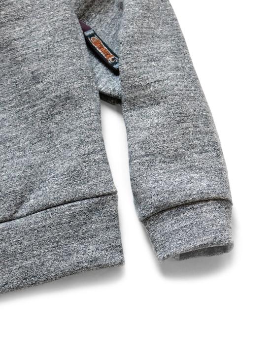  캐피탈 스웨터 Kapital Top Fleece X Birds Eye Fleece Nordic Sweat Charcoal - KAPITAL