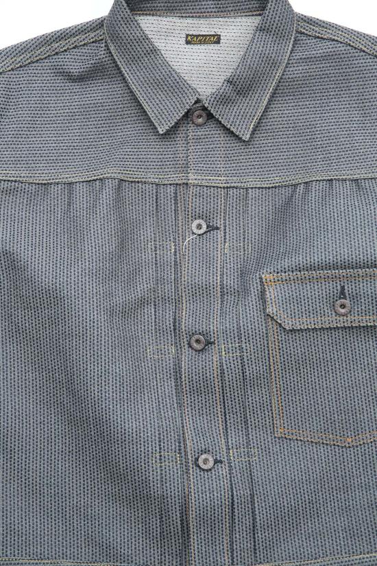  캐피탈 데님 자켓 카피탈 센추리 데님 1세팅 재킷 블루 - KAPITAL