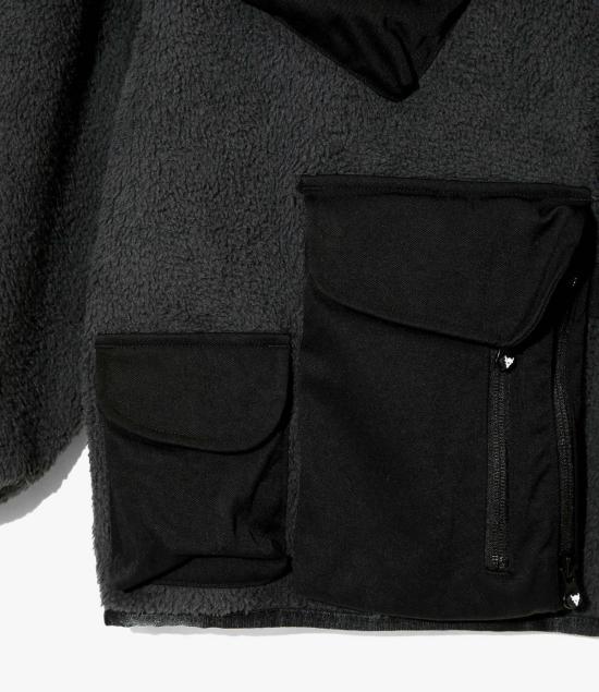  사우스투웨스트에잇 자켓 South2 West8 텐카라 트라우트 폴리 플리스 풀오버 재킷 차콜 - SOUTH2 WEST8