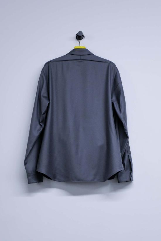  쥐알텐케이 자켓 Gr10 K 플란넬 파이핑 오버셔츠 그레이 - GR10K