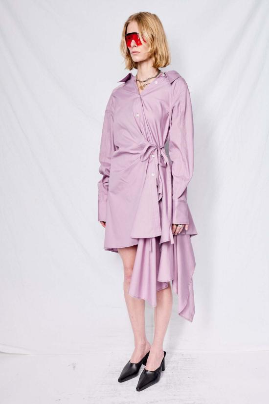  Jane Wade / 여성 롱 슬리브 랩 셔츠 드레스 BPG - OTHER BRANDS