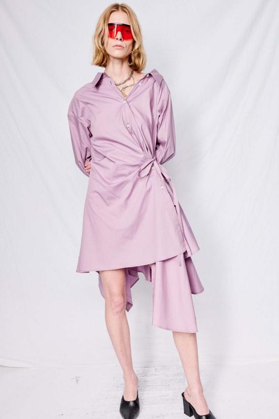  Jane Wade / 여성 롱 슬리브 랩 셔츠 드레스 BPG - OTHER BRANDS