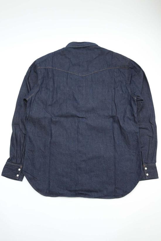  캐피탈 긴팔 셔츠 Kapital 8oz 데님 허스키 웨스턴  인디고 - KAPITAL