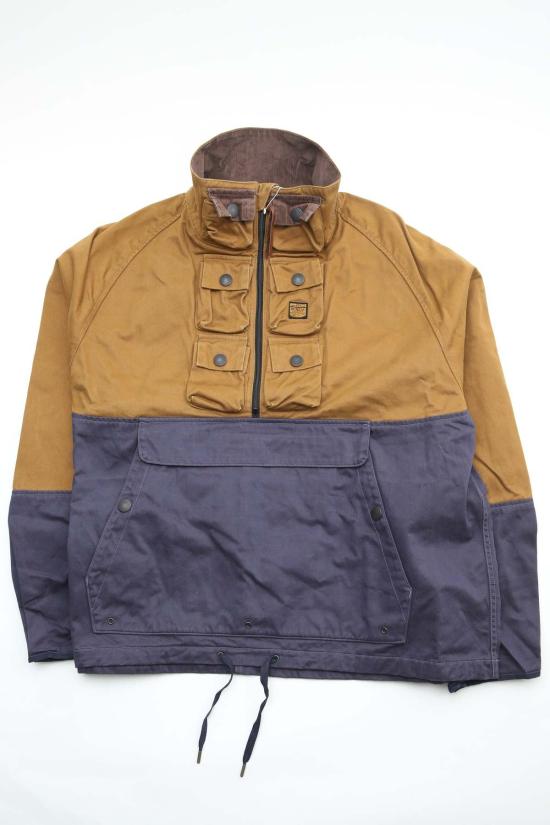  캐피탈 자켓 Kapital Chino 2 Tones Nickle "6" Anorak Jacket Camel/Navy