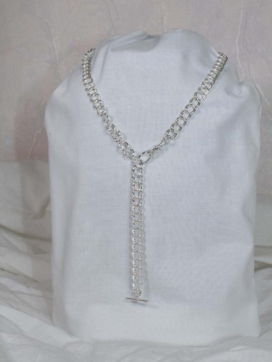  마틴 알리 목걸이/팬던트 걸프렌드 링크 체인 실버 - MARTINE ALI