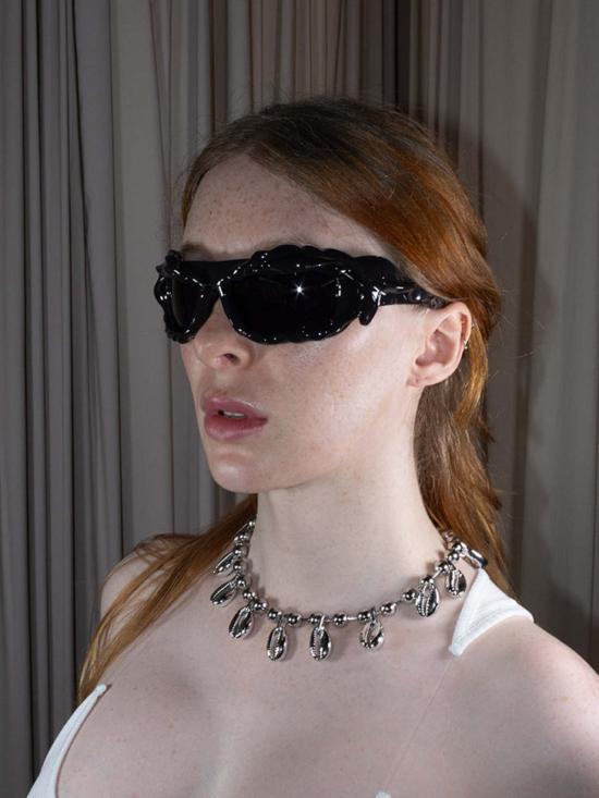  오토링거 선글라스 Ottolinger 트위스티드 선글라스 블루/화이트 페이드 - OTTOLINGER