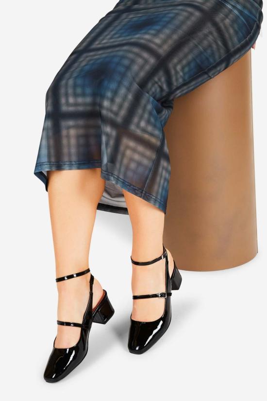  인텐셔널리 블랭크 힐/펌프스 "의도적으로." 클라비어 슬링백 메리 제인 - INTENTIONALLY BLANK